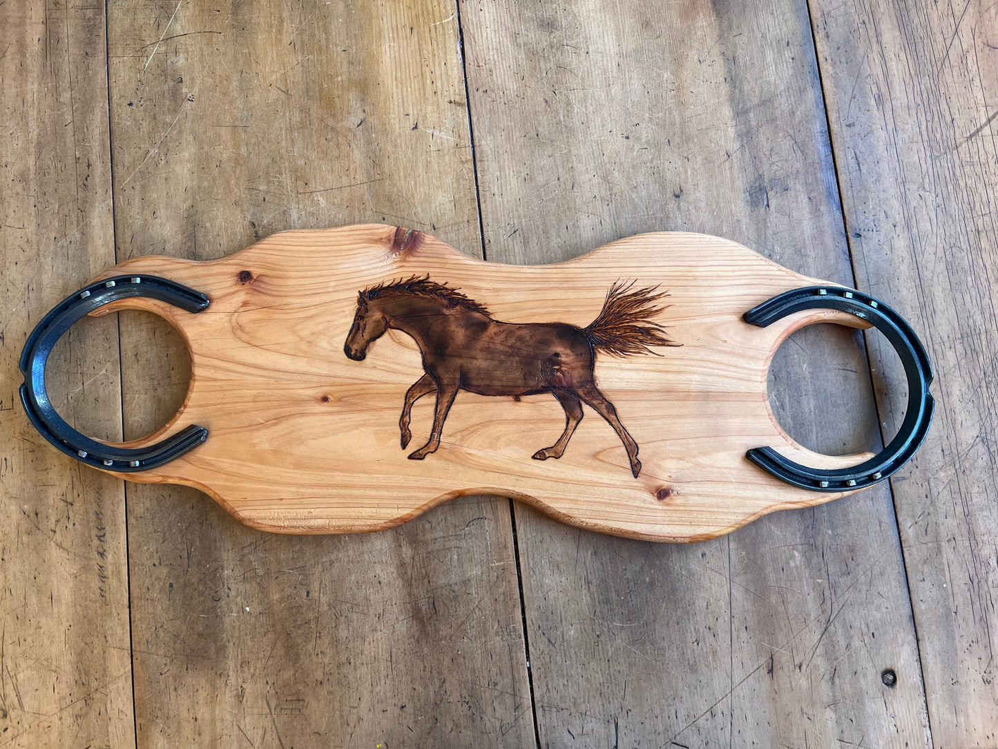 Horse Shoe Cheese Board